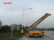 广州从化市S355省道至G106国道路段路灯升级改造工程顺利完工并全部投入使用